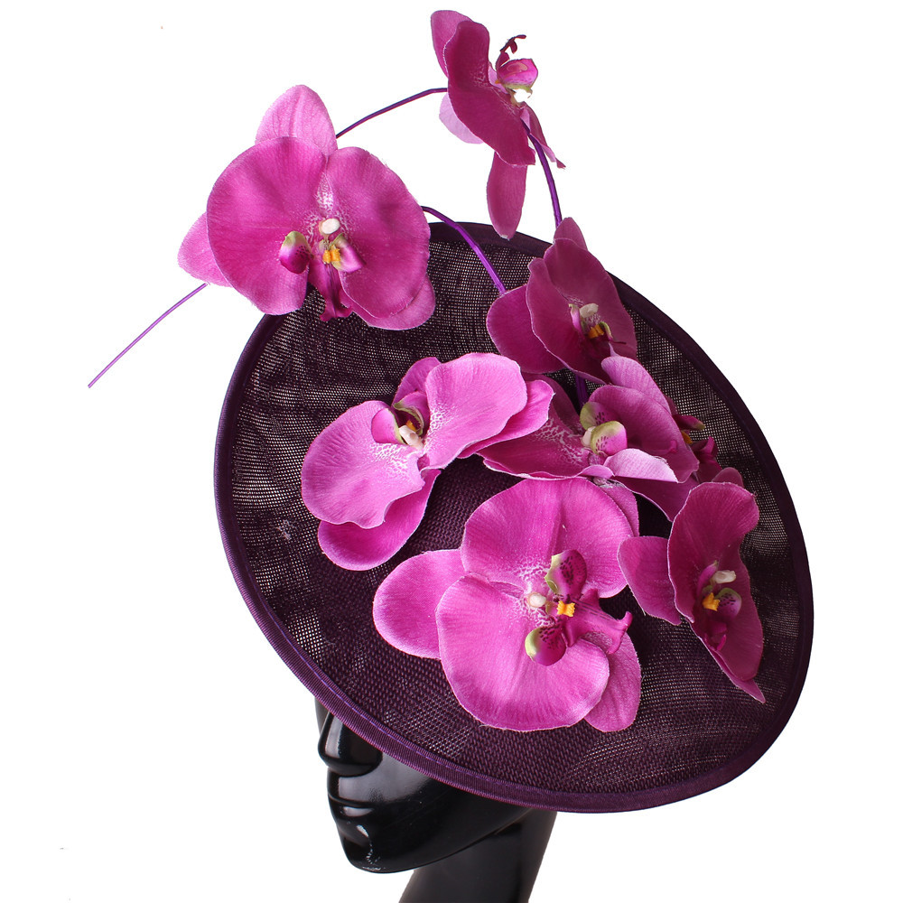 Woman British Top Hat Luxury Hat Wedding Ceremony Millinery Hats Fascinator Chi Formal Derby