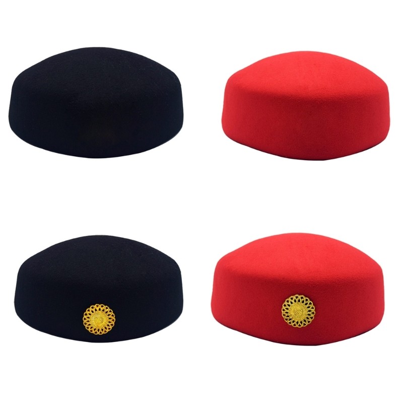 Airline Stewardess Hat Air Hostesses Hat Stewardess Hat Hat Women Formal Uniform Stewardess Pillbox