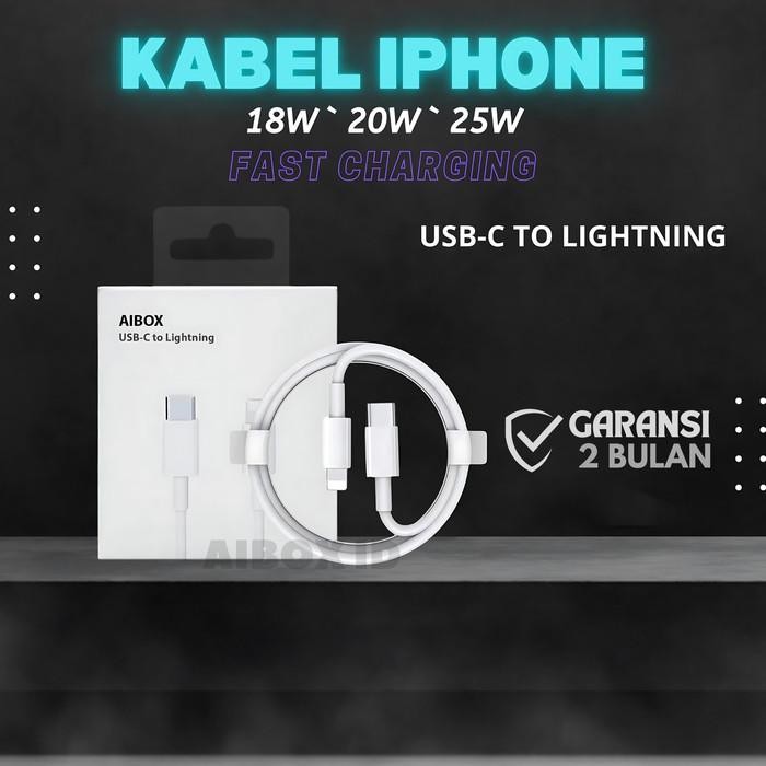 (Expert) KABEL CHARGER IPHONE X XR XS XS MAX 11 PRO MAX USB-C TO LIGHTNING ORI