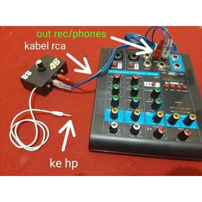 [Expert] ALAT FILTER RECORDINGLIVE STREAMING DARI MIXER KE HP TANPA OTG HASIL