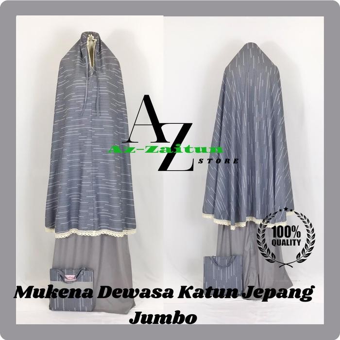 Mukena Dewasa Terlaris Katun Jepang Premium Jumbo /MUKENA DEWASA KATUN