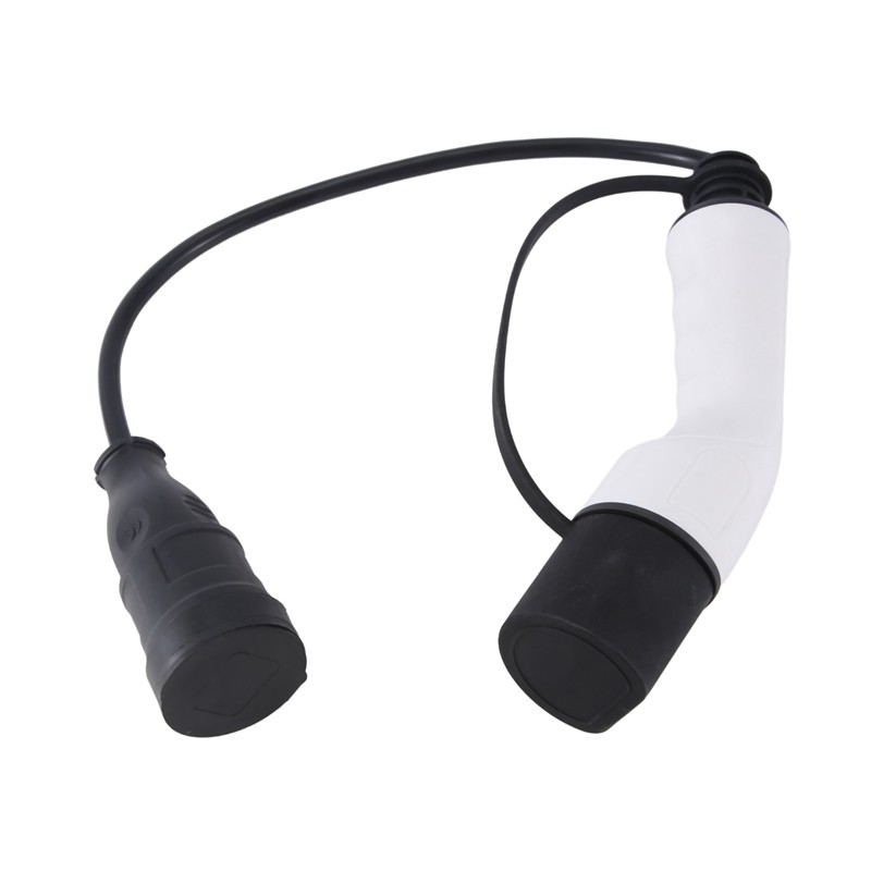 EV Connector 16A Type 2 Male Plug To Schuko Socket EV Charging Adapter For EV Charging Station Elect