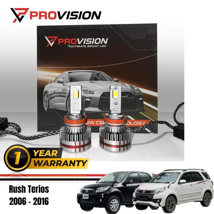 Lampu Depan Mobil Rush Terios LED PROVISION 2006/2007/2008/2009/2010/2011/2012/2013/2014/2015/2016
