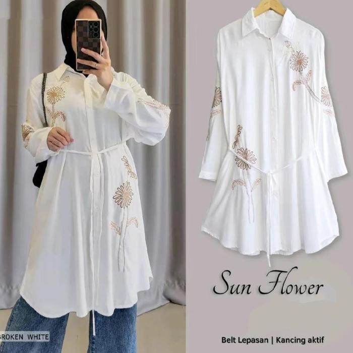 AZALEA TUNIK BORDIR RAYON TWILL