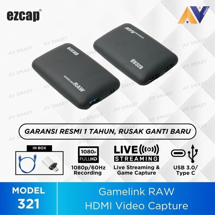 Ezcap321 / Ezcap 321 Usb 3.0 Hd Capture Gamelink Raw Capture
