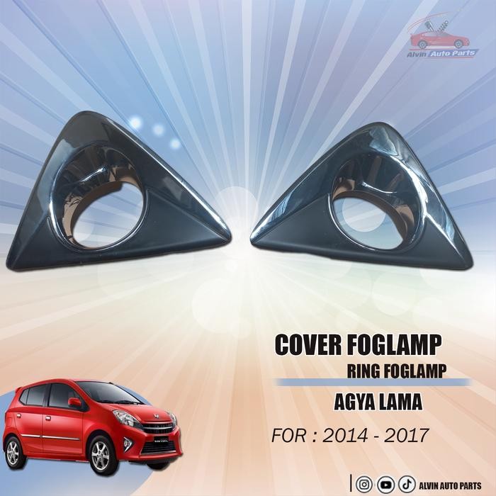 Terbaru Cover Foglamp Agya 2012 - 2017 / Garnish Foglamp Agya Lama Chrome Original