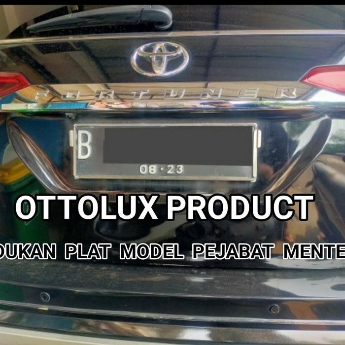 Tempat plat nomor mobil tipe Lexus Kementerian Setneg model sisip Rapi