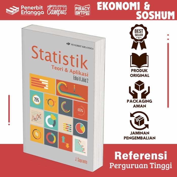 

[Erlangga] Buku Referensi Mahasiswa: Statistik Jilid 2 Edisi 8 Promo