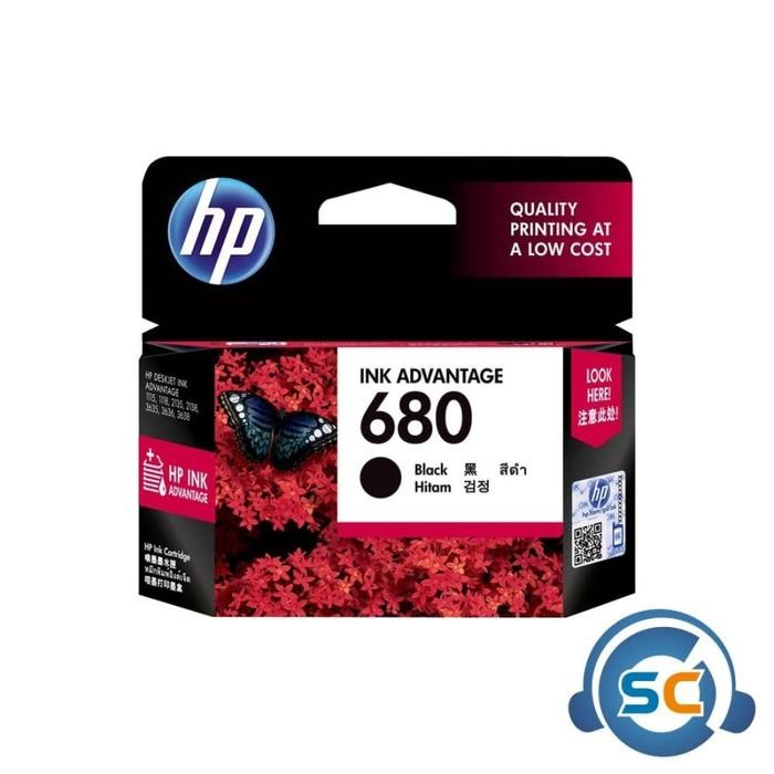 TINTA PRINTER HP 680 HITAM/WARNA CARTRIDGE PRINTER