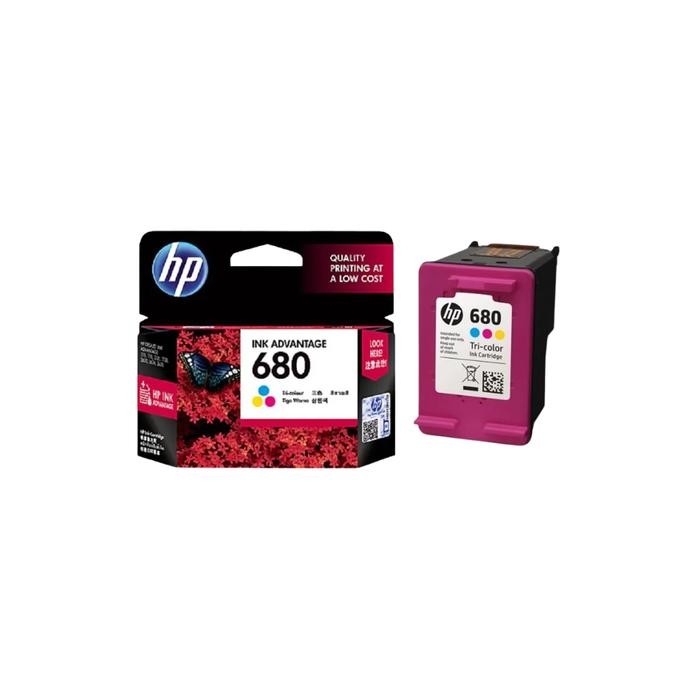 HP TINTA 680 COLOR CATRIDGE PRINTER 680 COLOR 680 WARNA TINTA PRINTER ORIGINAL