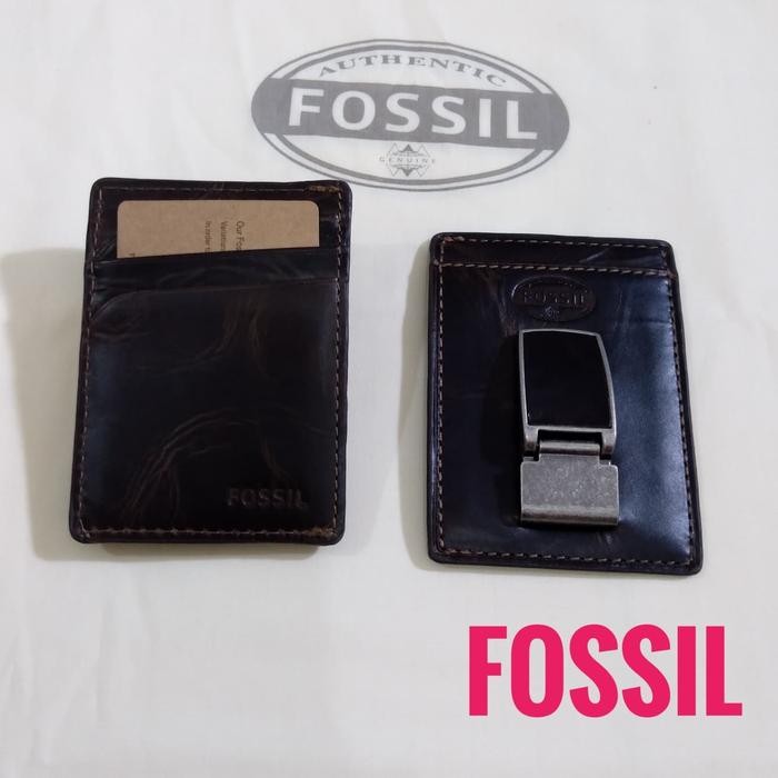 Dompet FOSSIL NORTON MULTICARD BROWN Fossil Original