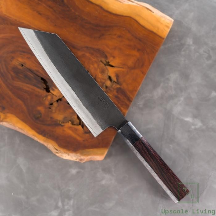 Japanese Knife Yoshida Hamono ZDP189 Kurouchi Bunka 190mm