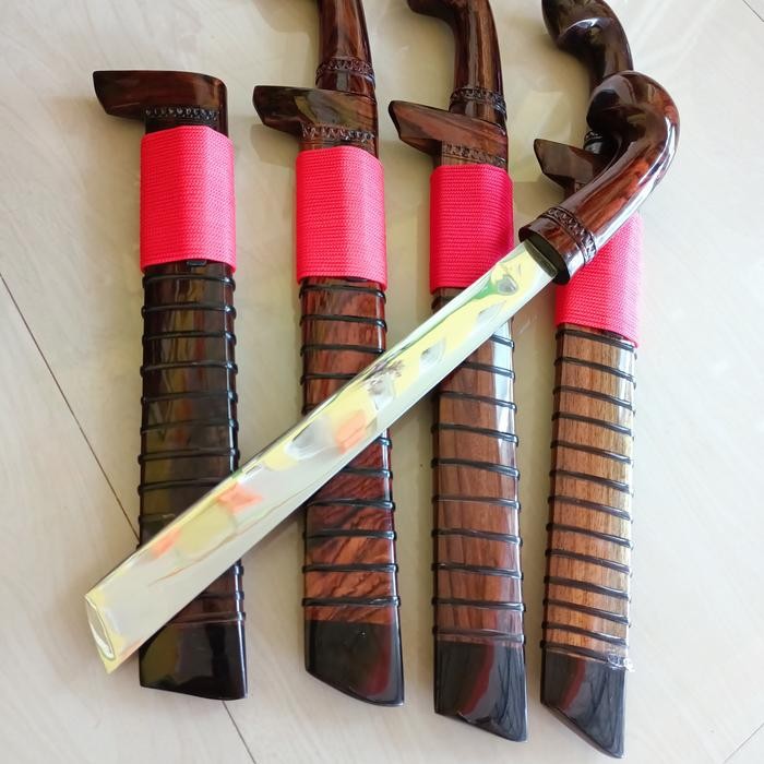 Golok full kayu sonokling kombinasi Tanduk