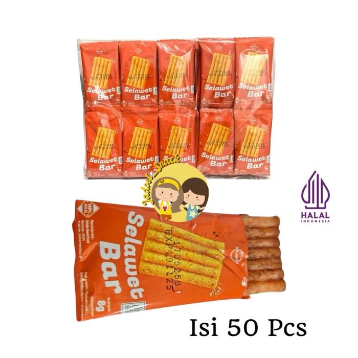 

MARI MILIKI- SELAWET BAR 50 X 8 GR RASA PEDAS BY JADOEL_SNACK