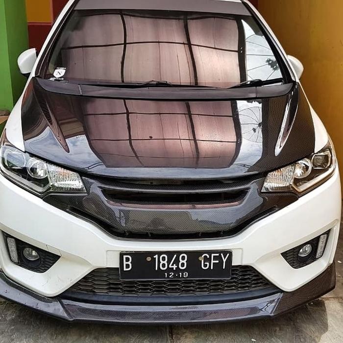 Terbaru Kap Mesin Carbon All New Jazz Gk5 Oem Style Ready