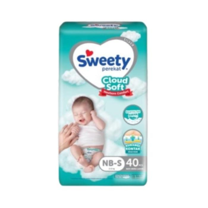 Sweety Diapers Silver Comfort Cloudy Soft - Popok Bayi Sweety Gratisongkir