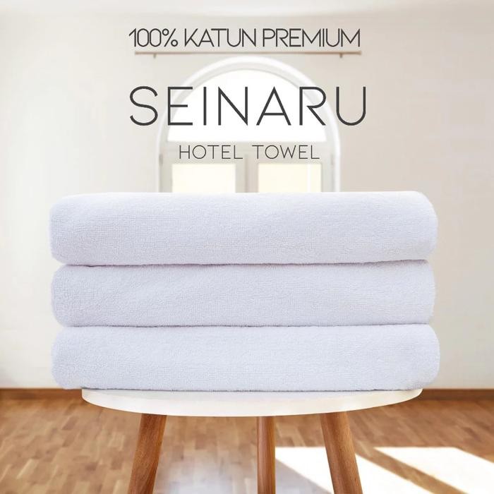 DISKON Handuk Hotel/ Handuk Putih Hotel Bintang 5 Premium 100% KATUN READY STOCK