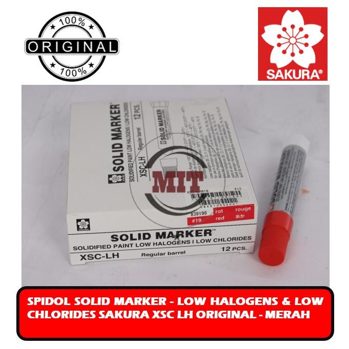 

Spidol Solid Marker - Low Halogens & Low Chlorides SAKURA XSC LH Original -