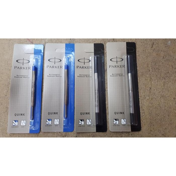 

Refill Isi Ulang Pen Parker Ballpoint Uk. Medium Black / Blue Original