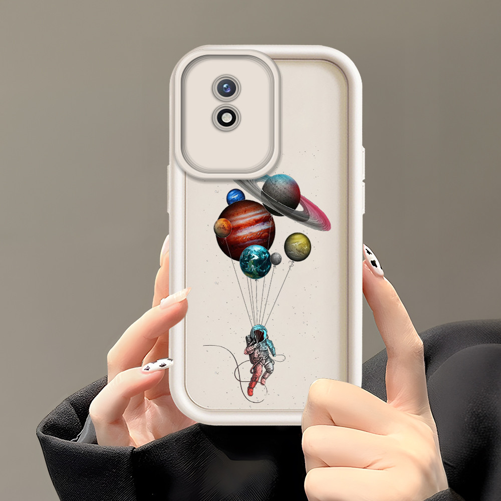 Casing Hp Untuk Phone Case Softcase Planet Semesta  VIVO Y02 Y02A Y02T Mode C82273