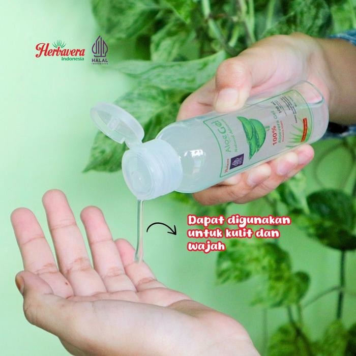 

Aloevera Gel Lidah Buaya Herbavera 100 Ml
