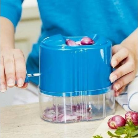 Mesin Alat Pemotong Putar Bawang Merah Bombay Manual Bumbu Masak Dapur