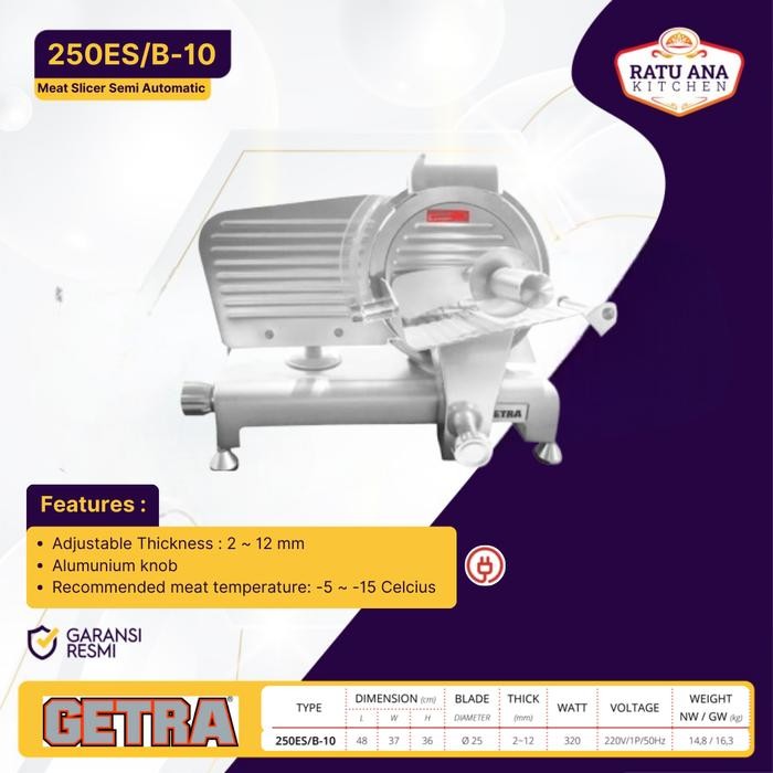 meat slicer getra 250es/b10