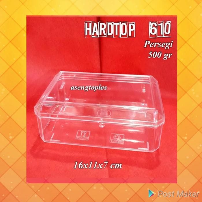 TOPLES HARDTOP 610 - Persegi 500 gr