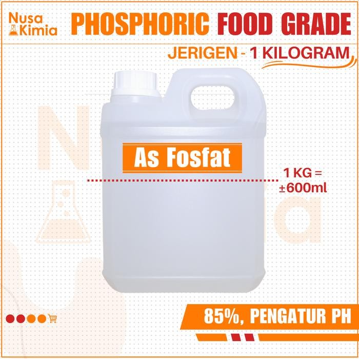 Phosphoric Acid / Asam Fosfat Food Grade 85% 1 Kg