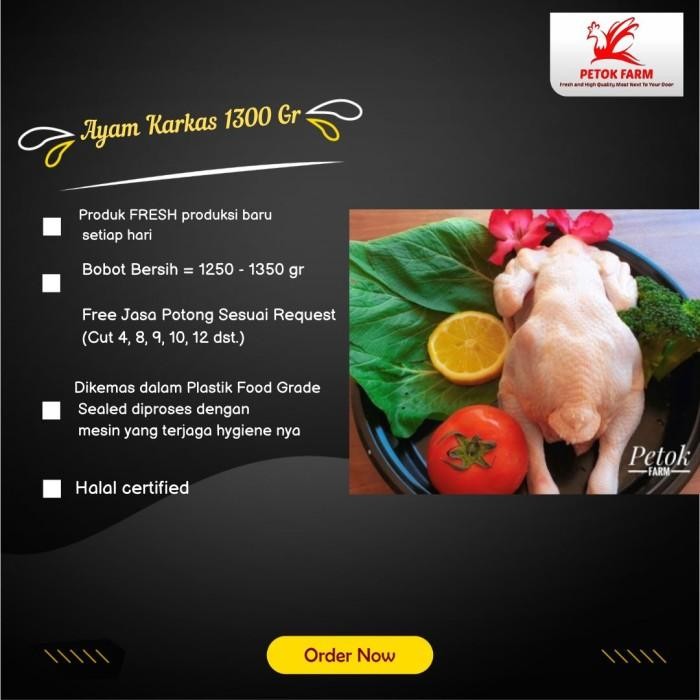 

(Expert) Ayam Karkas / Ayam Potong / Ayam Broiler Ukuran 1.300 gr