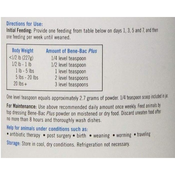 

(Allthebest) Repack Bene-Bac Plus Prebiotic Powder - 25gr