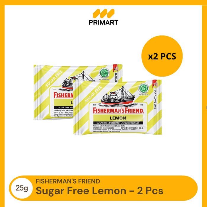 

(Allthebest) Fisherman's Friend Lemon Permen Mint 25 gr - 2 Pcs