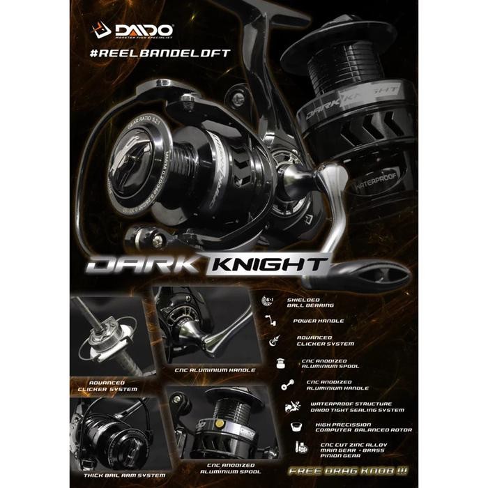 REEL POWER HANDLE DAIDO DARK KNIGHT/MAGMA/SILVERTIPH/TALISMAN1000-6000
