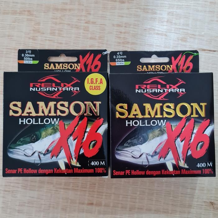 SENAR PE RELIXNUSANTARA SAMSON X16 400 METER