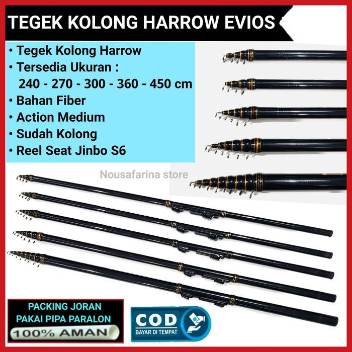 PROMO .... Joran TEGEK KOLONG HARROW EVIOS panjang 240 - 270