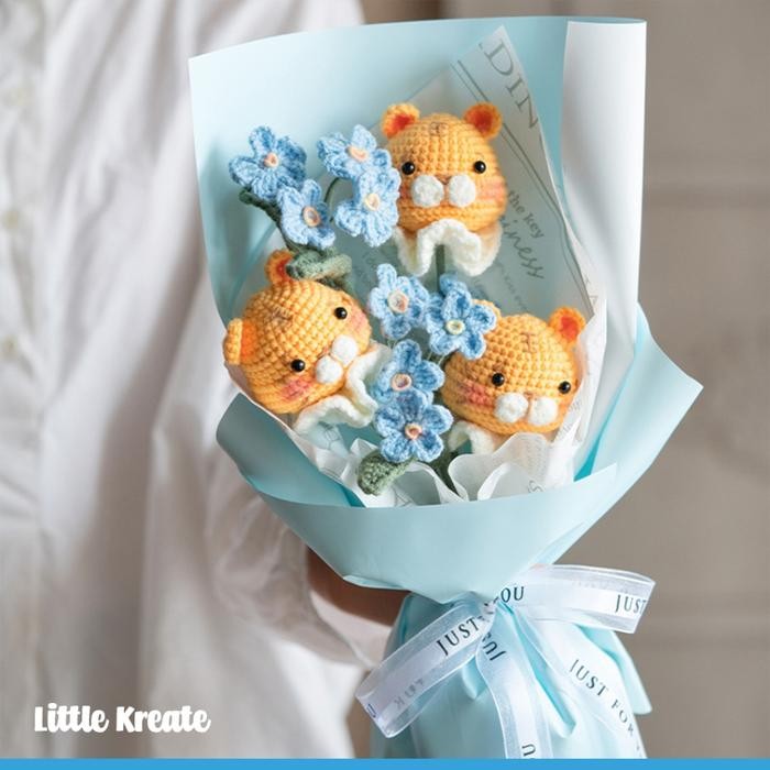

DIY Flower Bouquet Crochet - Paket Rajut Buket Bunga / Pot Bunga - Amigurumi