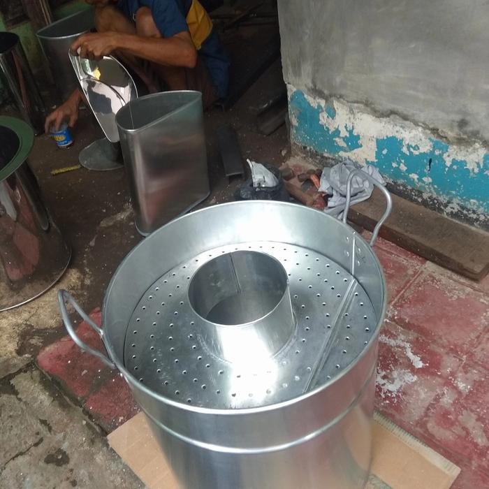 Sarang Dandang Bakso Ukuran 28-40 Cm Alumunium / Stainless