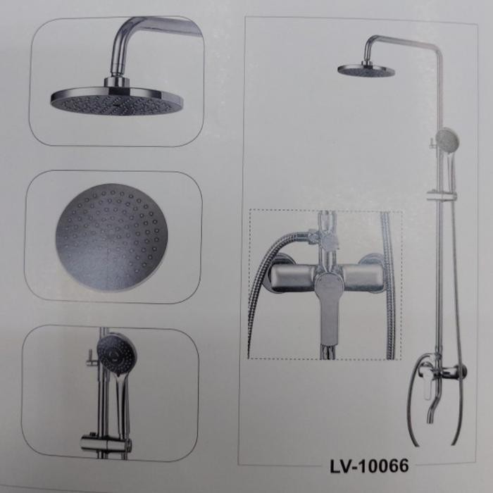 Termurah Shower Tiang Set Column Set Kran Panas Dingin Lavenia Lv10066 Kuningan