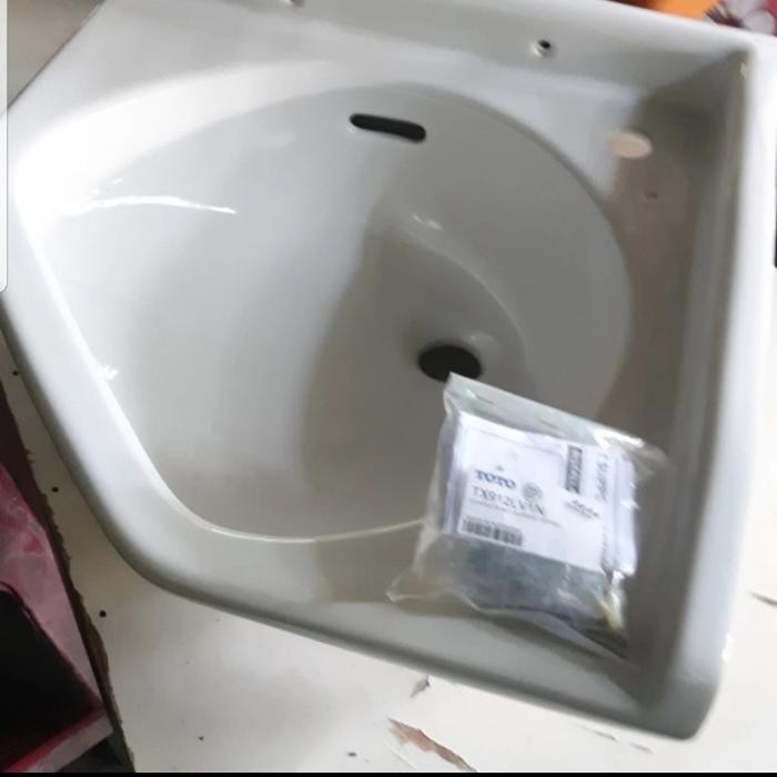 Terpopuler Wastafel Sudut Toto Lw 7Cj Lengkap/Wastafel Toto