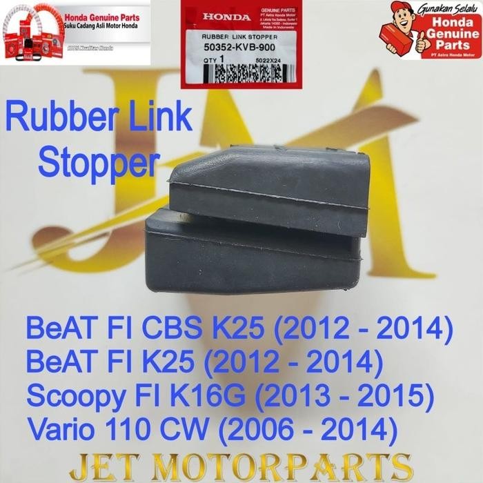 50352KVB900 Rubber Link Stopper Karet Bantalan Mounting Karet Ganjal Bantalan Mesin BeAT FI Scoopy