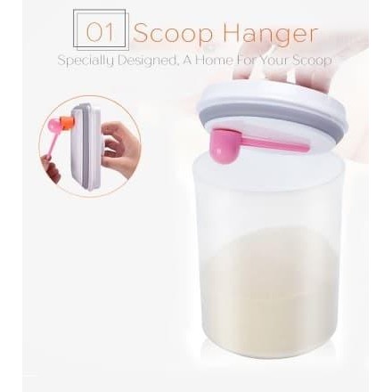 (Expert) Ankou - Toples Susu Bubuk / Makanan Air Tight 1500ml (Bulat)