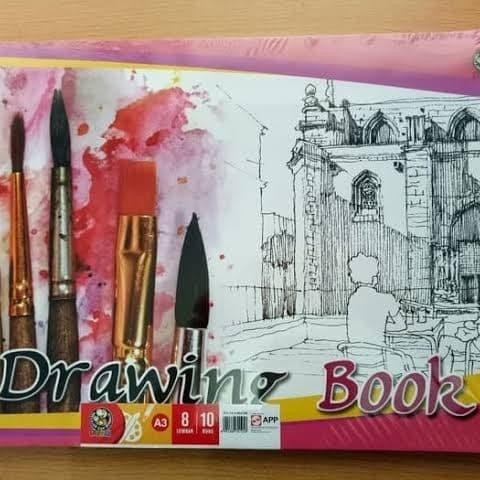 

GROSIR SEPAK BUKU GAMBAR DODO A3 BESAR 1PAK ISI 10BUKU/BUKU GAMBAR A3 DODO/DRAWING BOOK DODO KODE