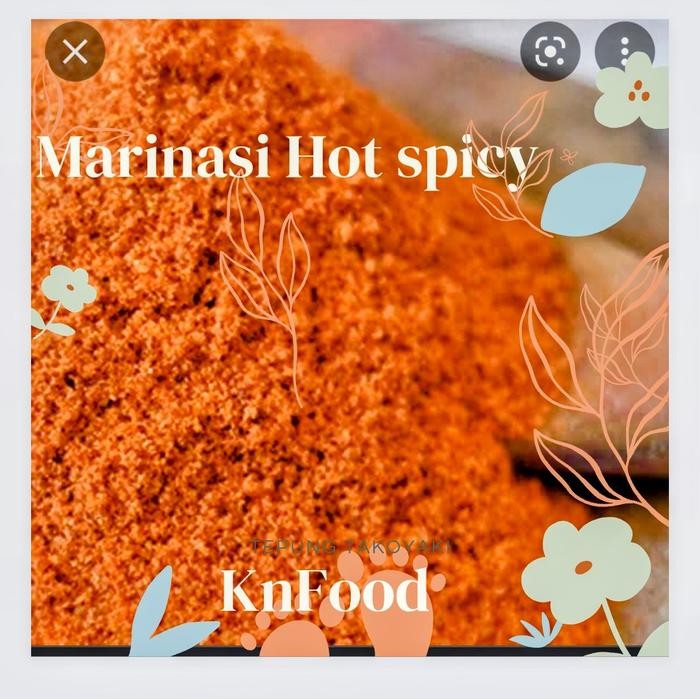

Tepung Bumbu Marinasi Ayam Pedas Fried Chicken Hot Spicy 1 Kg New