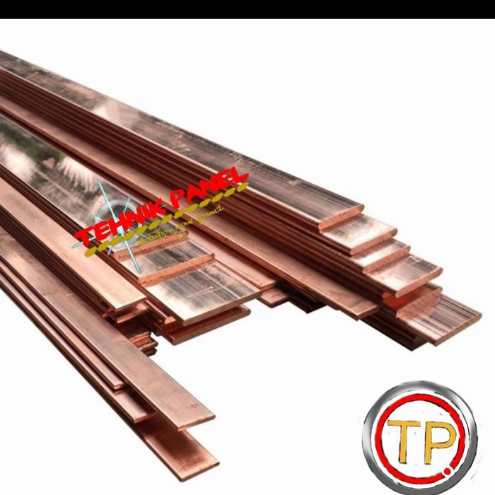 Diskon Busbar Tembaga (Rail Copper) 5X20Mm / 1Mtr