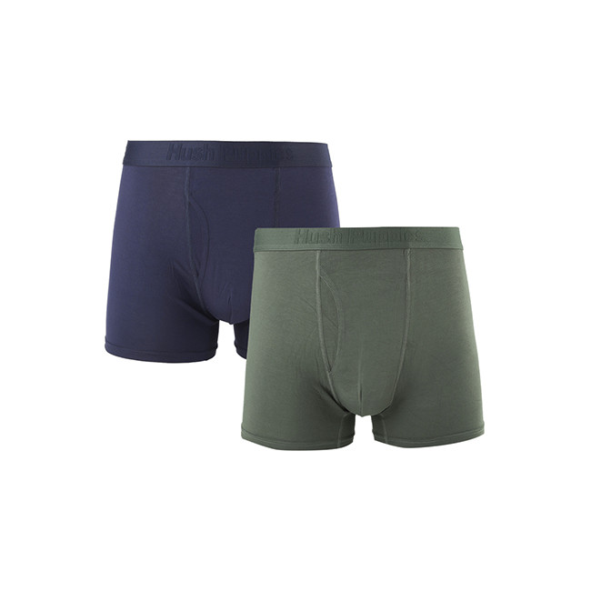 Hush Puppies Pakaian Dalam Pria Bram Boxer Navy / Dark Olive