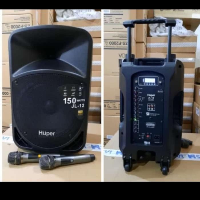 Speaker Portable 12 Inch Huper Jl 12 Hupper Jl12
