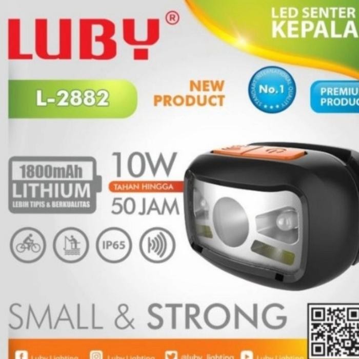 Senter Kepala Sensor 10 Watt Luby L-2882