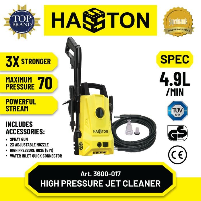 Hasston Jet Cleaner High Pressure / Mesin Cuci Mobil (3600)