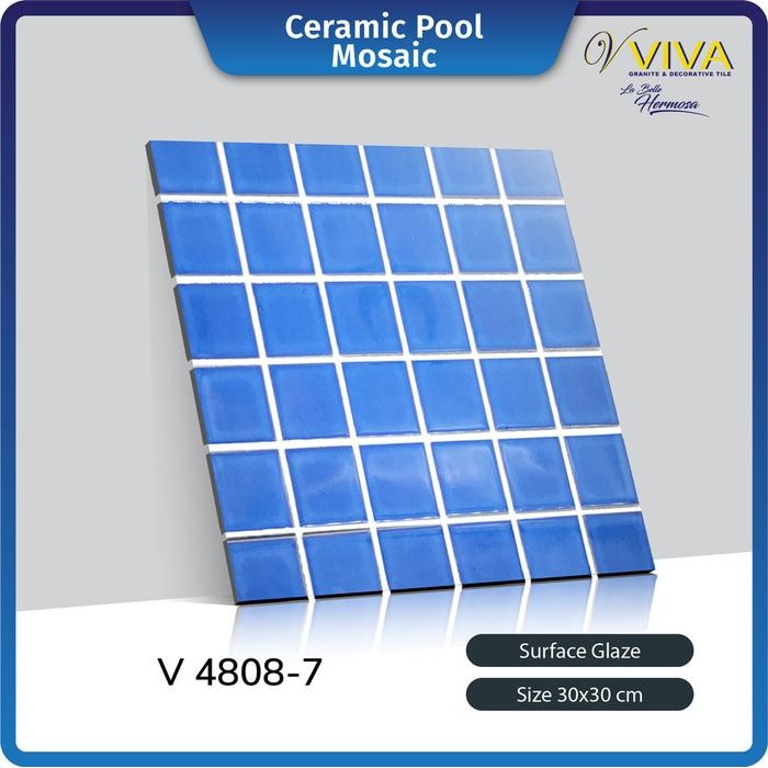 Swimming Pool Keramik Kolam Renang Viva 48-7 Biru Tua