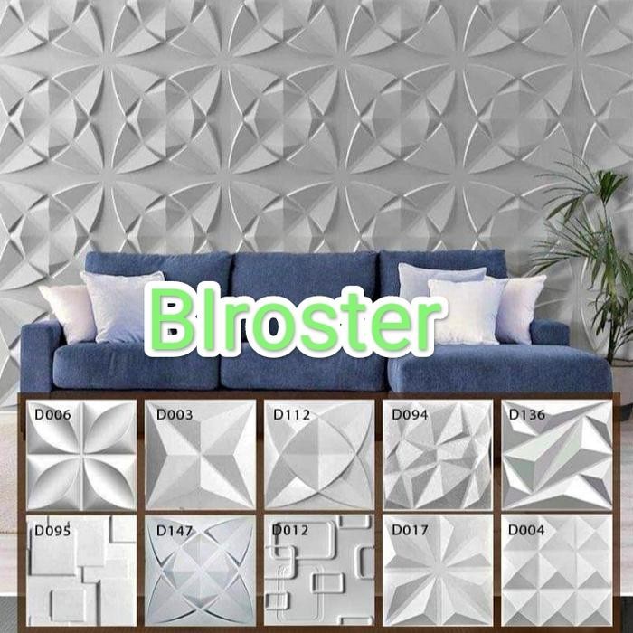 Wall panel 3D beton,bata tempel dinding(5050)ornamen dekorasi dinding